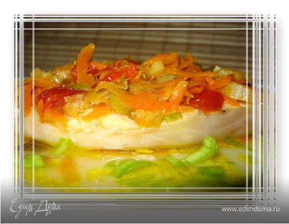 Зубатка с овощами Зубатка с овощами