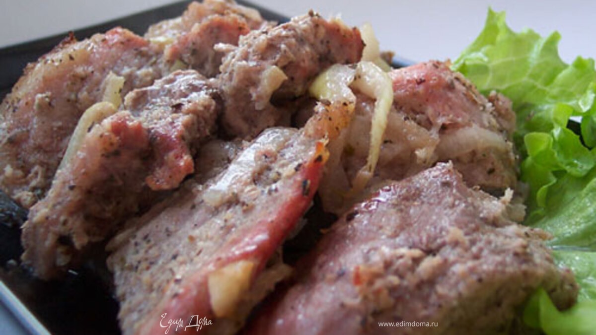 Свиные ребрышки в хрене 