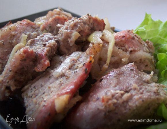 Свиные ребрышки в хрене 