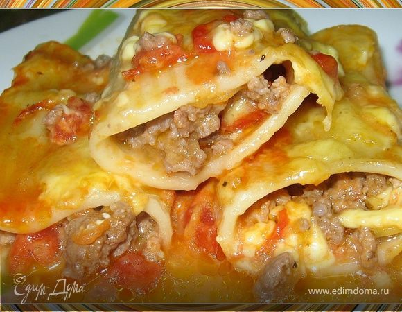 Паккери фаршированные  под соусом