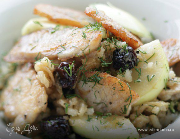 Салат из риса с индейкой Салат из риса с индейкой