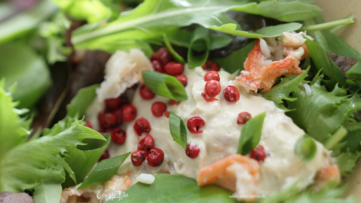 Салат «Окинава» с крабами