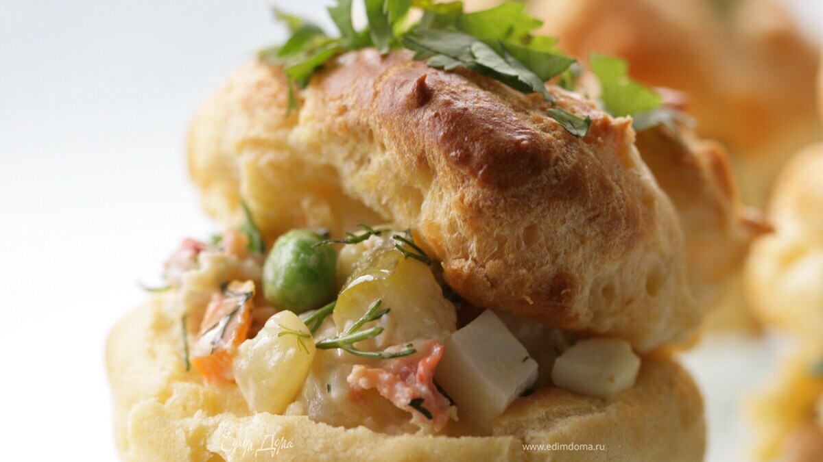 Салат оливье с домашним майонезом