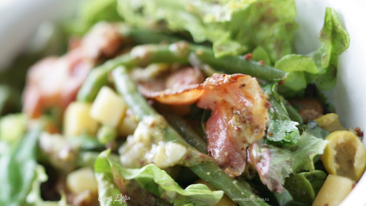 Салат со стручковой фасолью