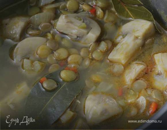 Суп из чечевицы с луком Суп из чечевицы с луком