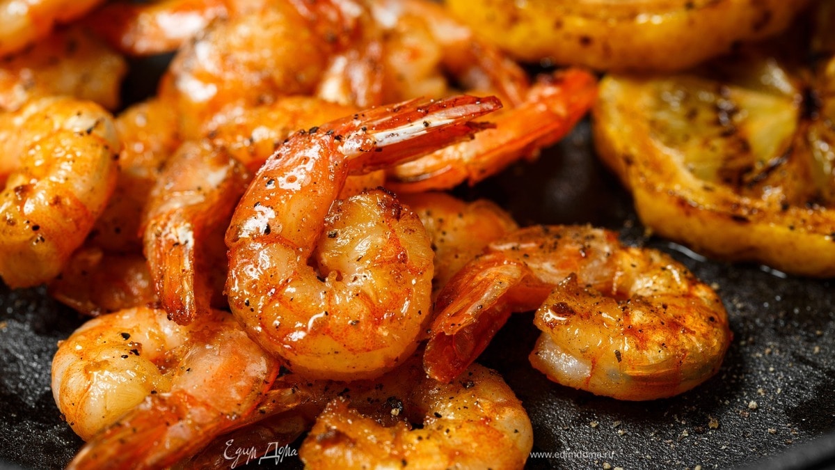 Королевские креветки c соевым соусом