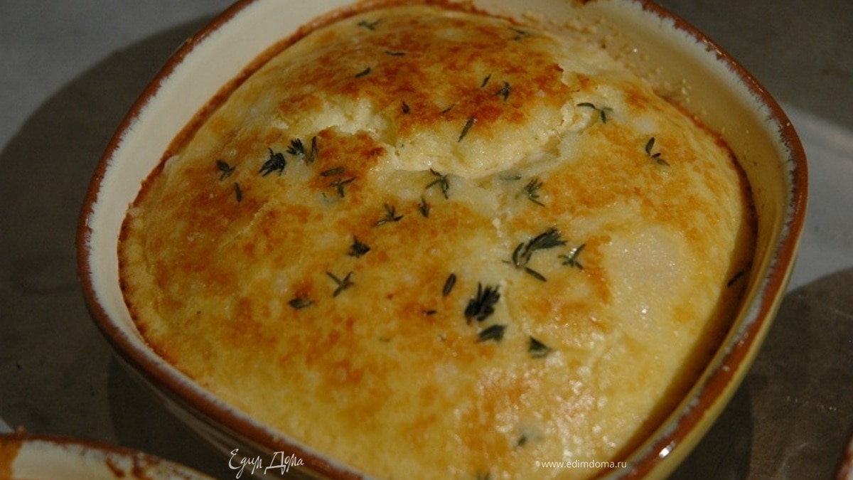 Суфле из козьего сыра и тимьяна