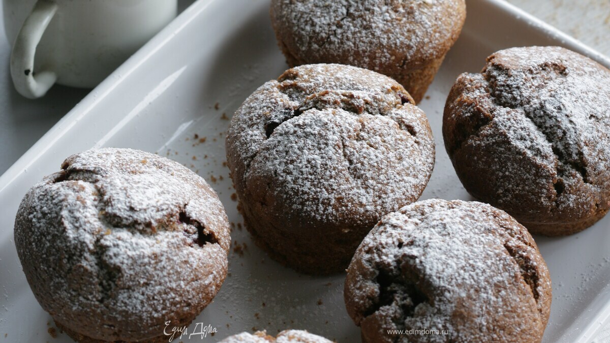 Кексы с вишней