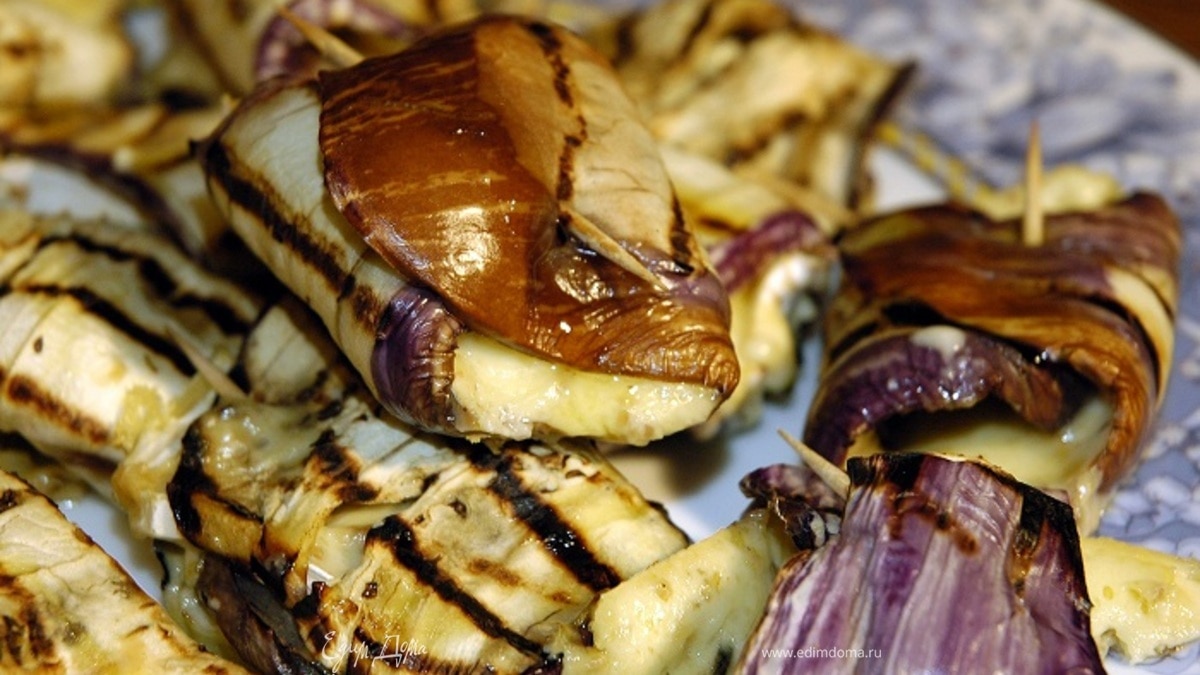 Закуска из баклажанов с сыром