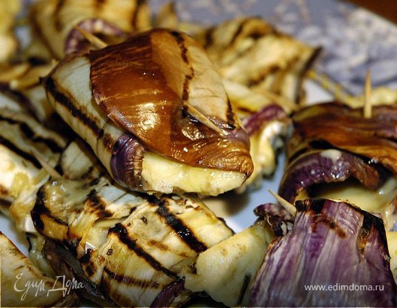 Закуска из баклажанов с сыром