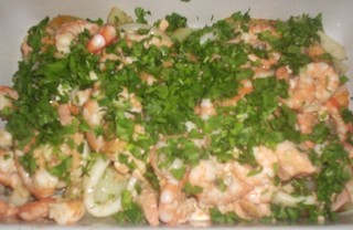 Рецепт "чудо море"салат