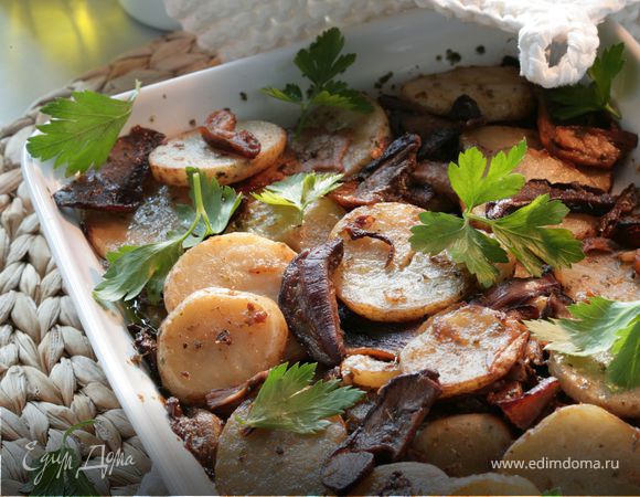Картофель с грибами Картофель с грибами