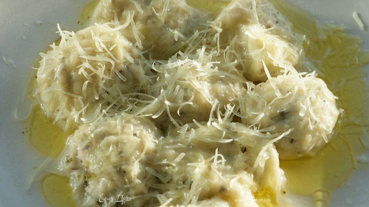 Творожные ньокки с базиликом