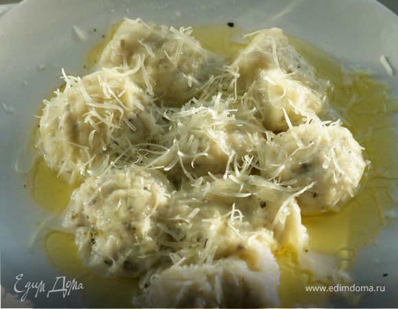 Творожные ньокки с базиликом Творожные ньокки с базиликом