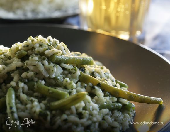 Зеленое ризотто