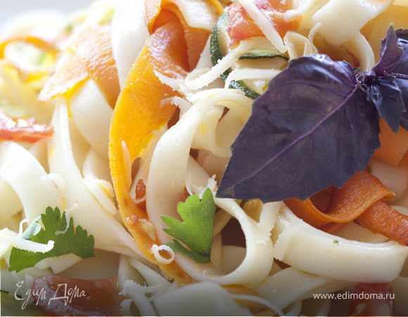 Цветные тальятелле