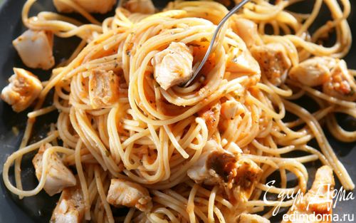 Рецепт Спагетти с рыбой