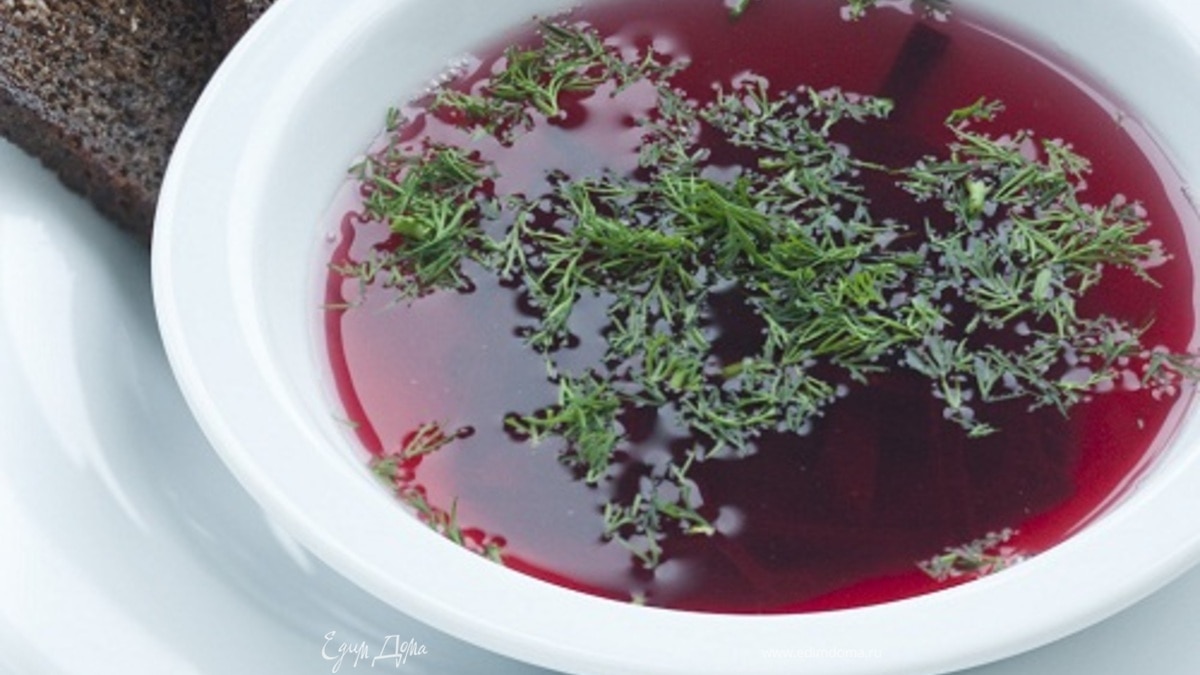 Борщ из запеченной свеклы