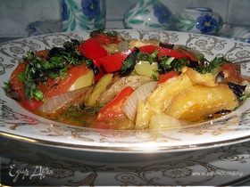 Баранина с овощами (чанахи).