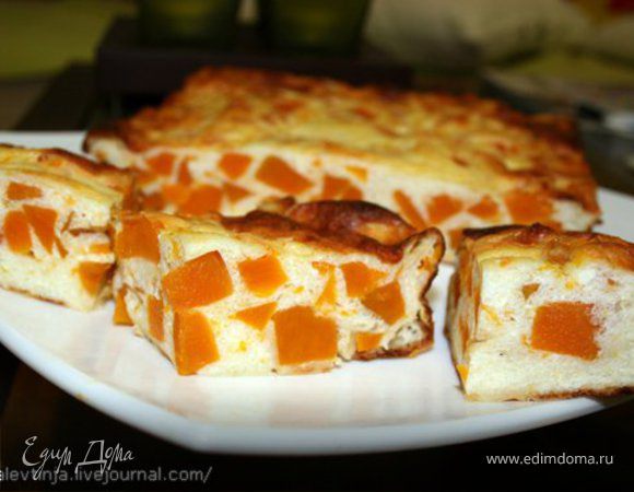 Творожная запеканка с тыквой