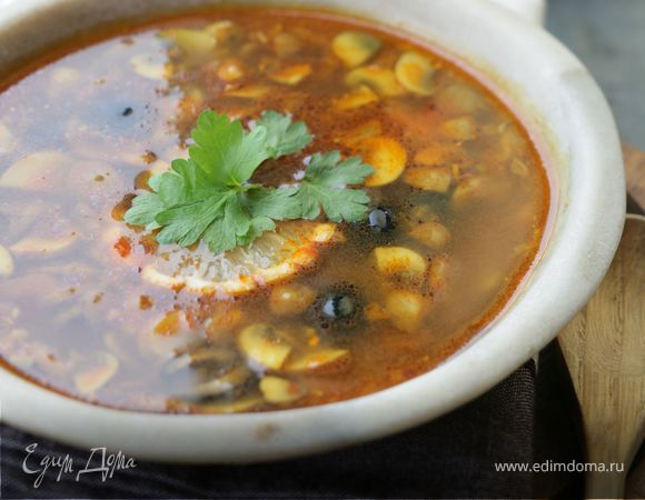 Грибной суп с карри Грибной суп с карри