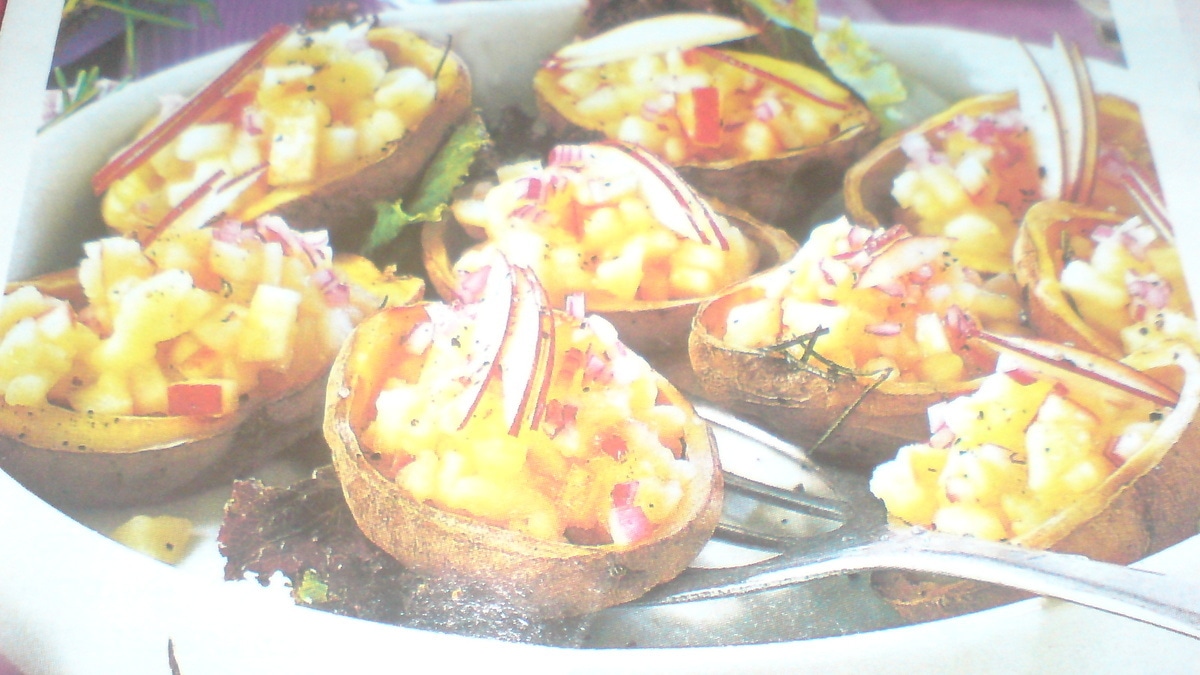 фаршированный картофель