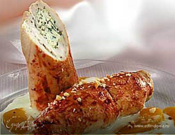 куриные рулетики с персиками куриные рулетики с персиками