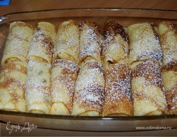 Блины с творогом  "по другому" 