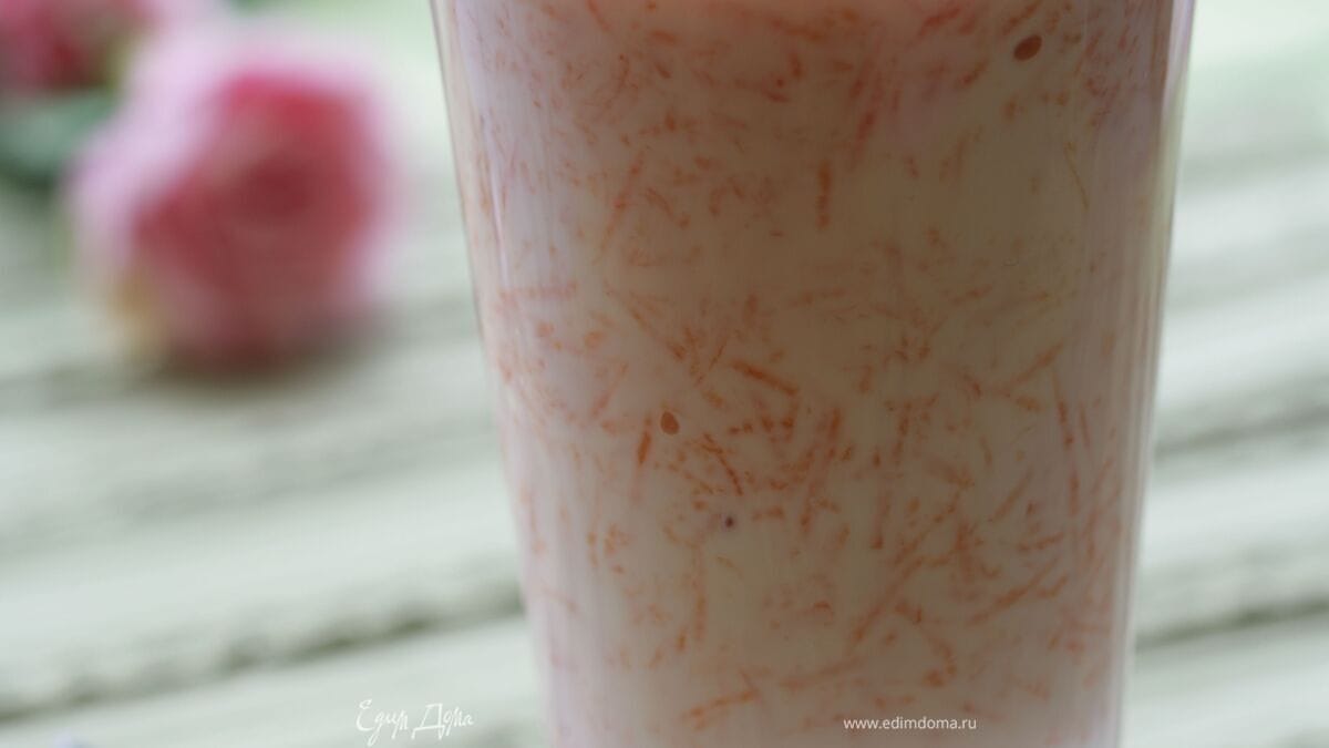 Молоко с морковью