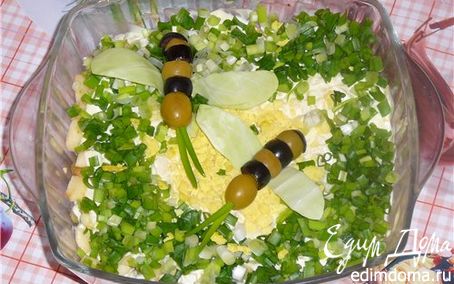 Рецепт салат"Нива"