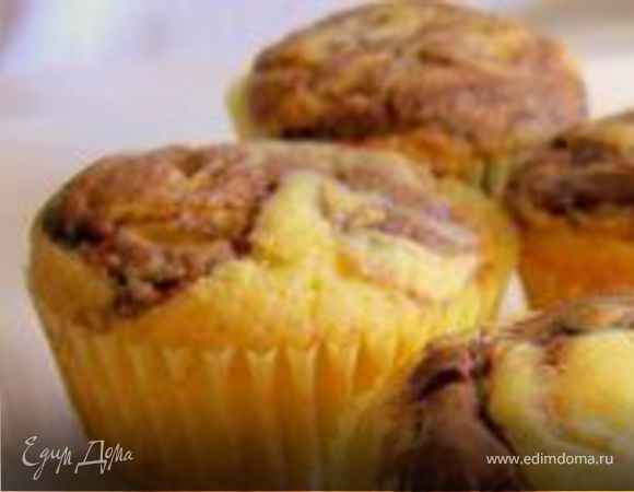 Кексы с ореховой пастой Nutella Кексы с ореховой пастой Nutella