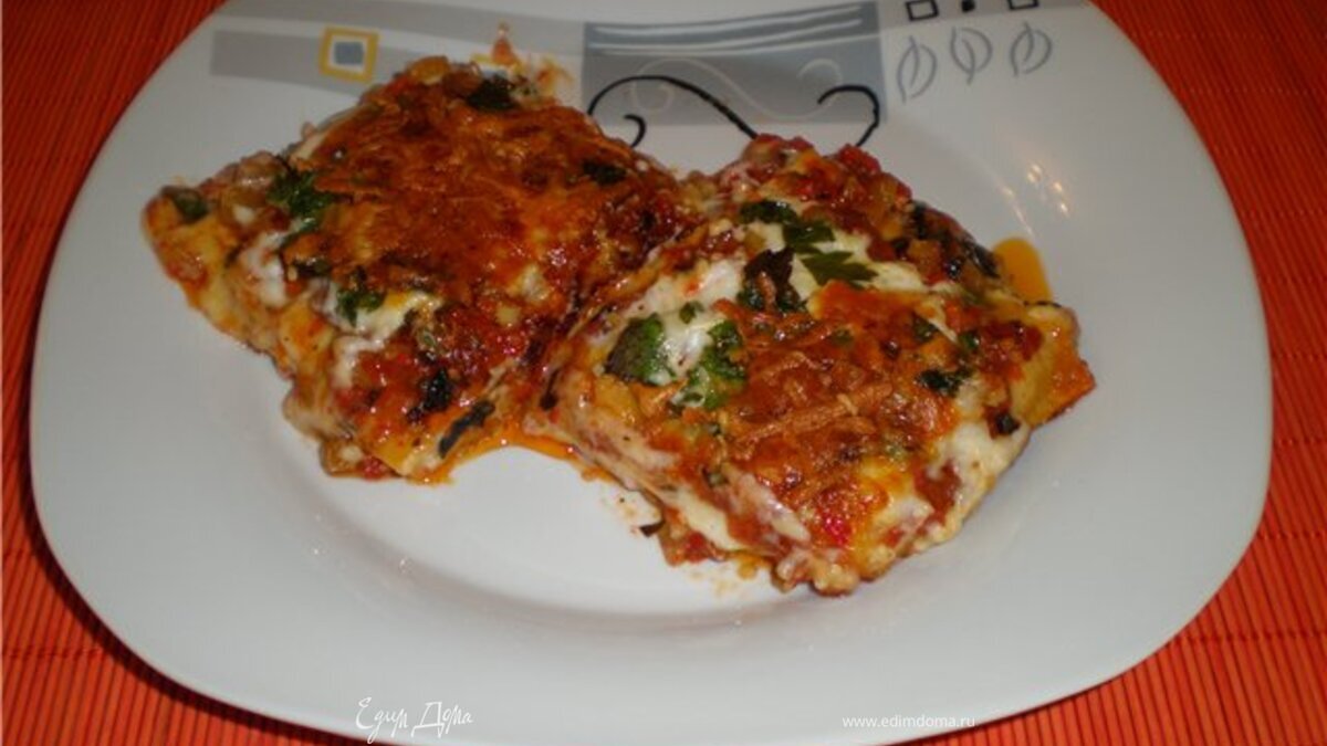 Лазанья овощная от Тани