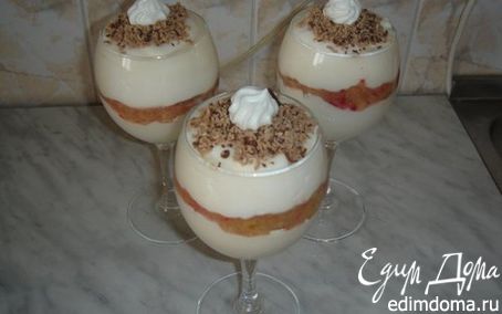 Рецепт Творожный десерт с абрикосами