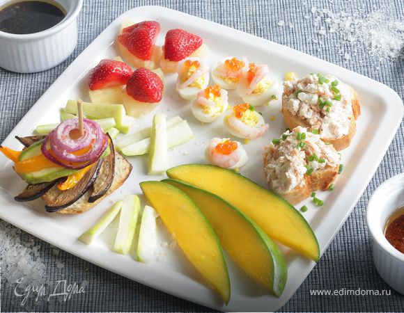 Тосты с овощами Тосты с овощами