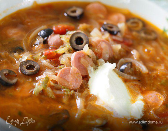 Мясная солянка