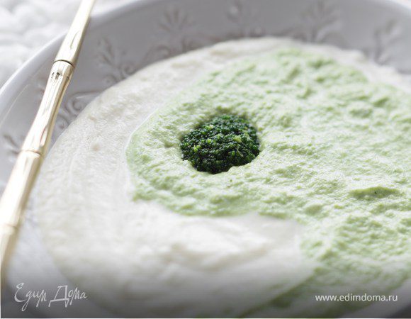 Суп-крем из цветной капусты и брокколи Суп-крем из цветной капусты и брокколи