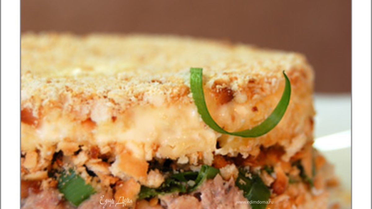 салат с крекерами