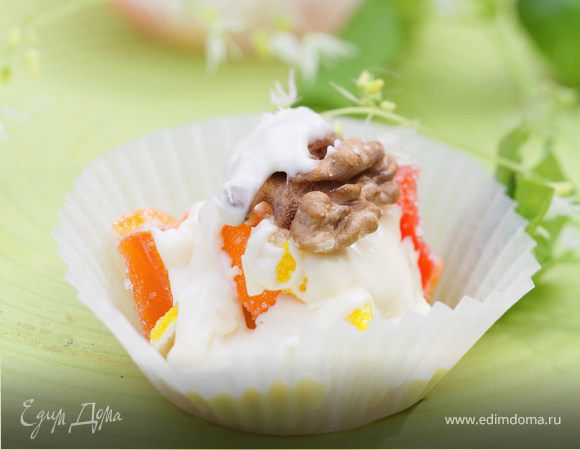 Цукаты в белом шоколаде с грецкими орехами