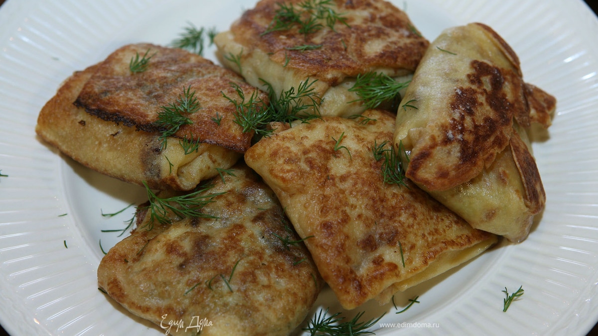 Блины с капустой