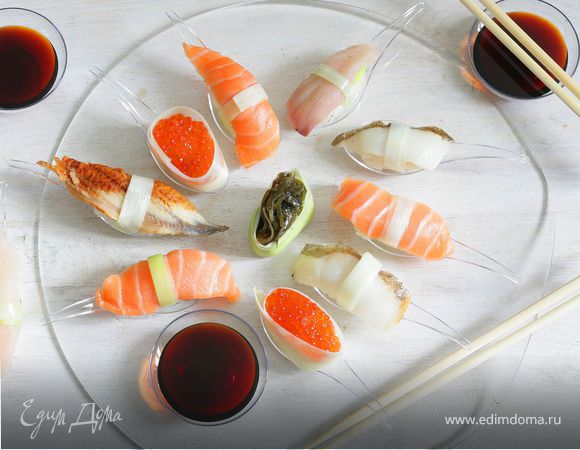 Простейшие суси с привычными для нас начинками