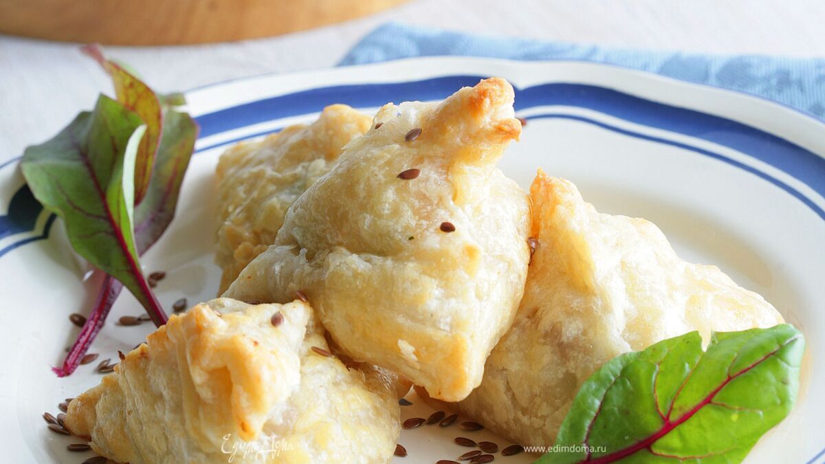 Конвертики с брынзой