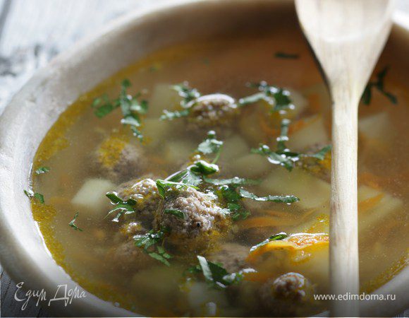 Суп с фрикадельками Суп с фрикадельками