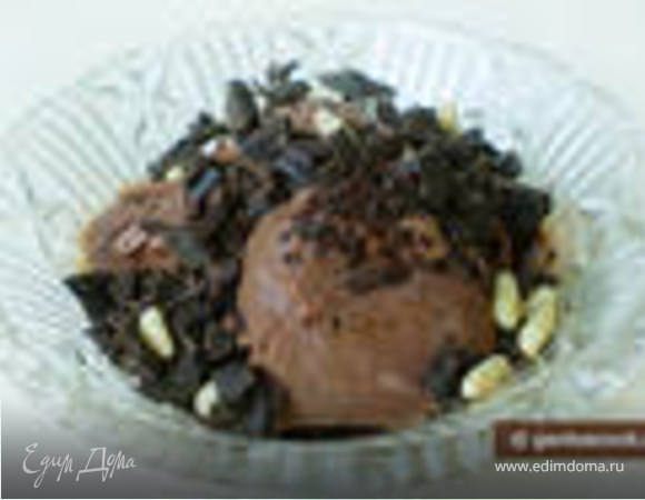 Мороженое шоколадное