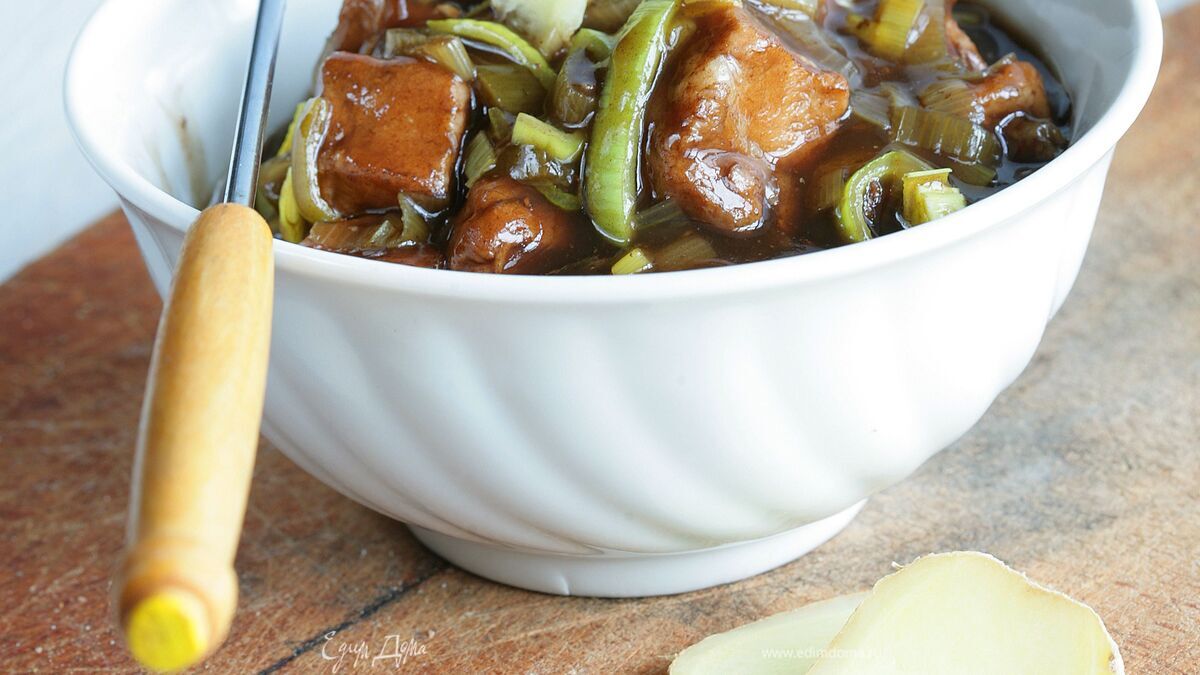 Сладкая свинина по-китайски