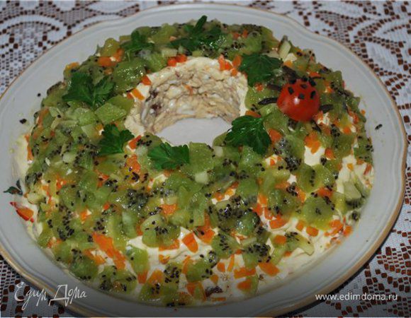 Салат "Малахитовый браслет" Салат "Малахитовый браслет"