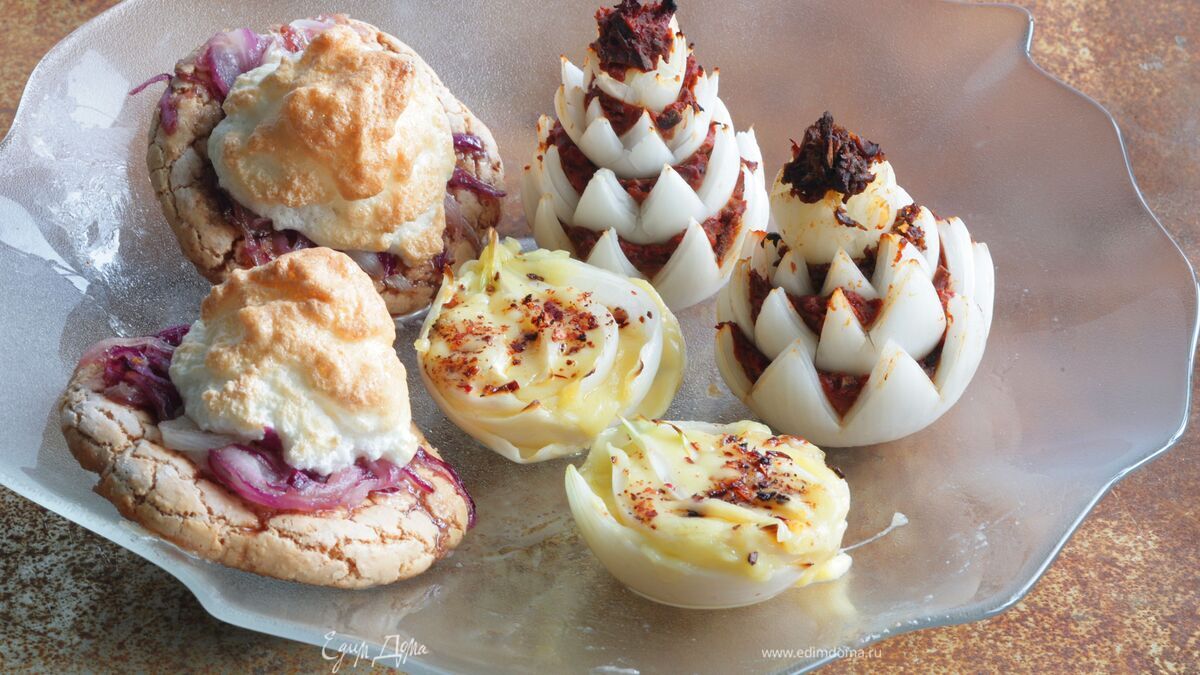 Десерт из лука