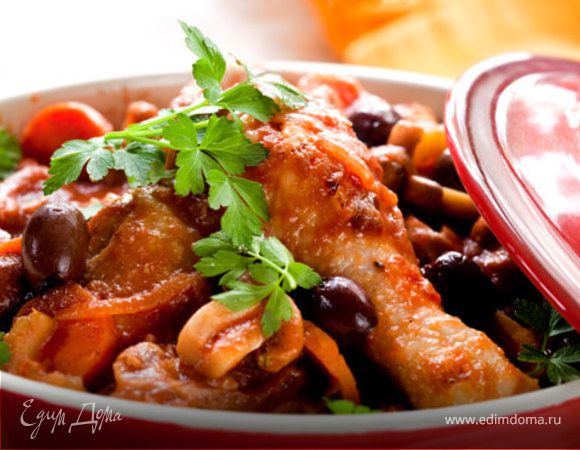 Цыплята с сушеными фруктами Цыплята с сушеными фруктами