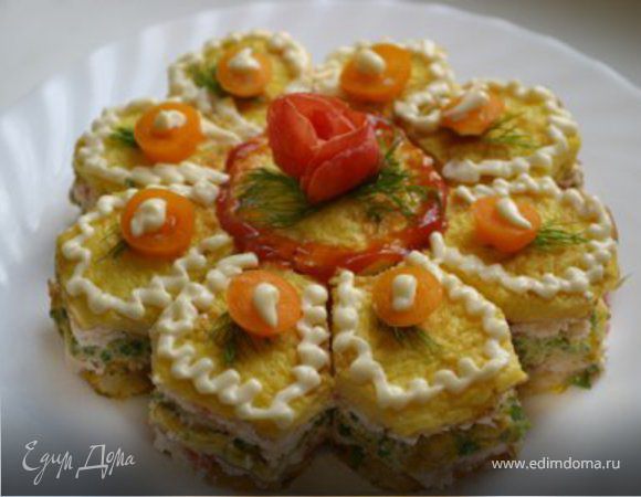 закуска из омлета