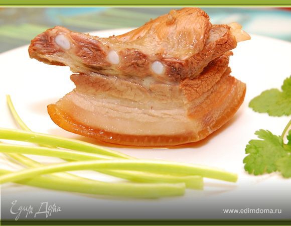 Грудинка в луковой шелухе