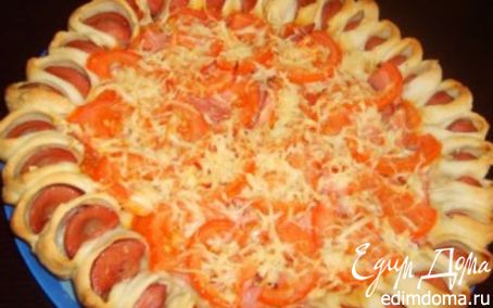Рецепт Пицца "Вкусный краешек"